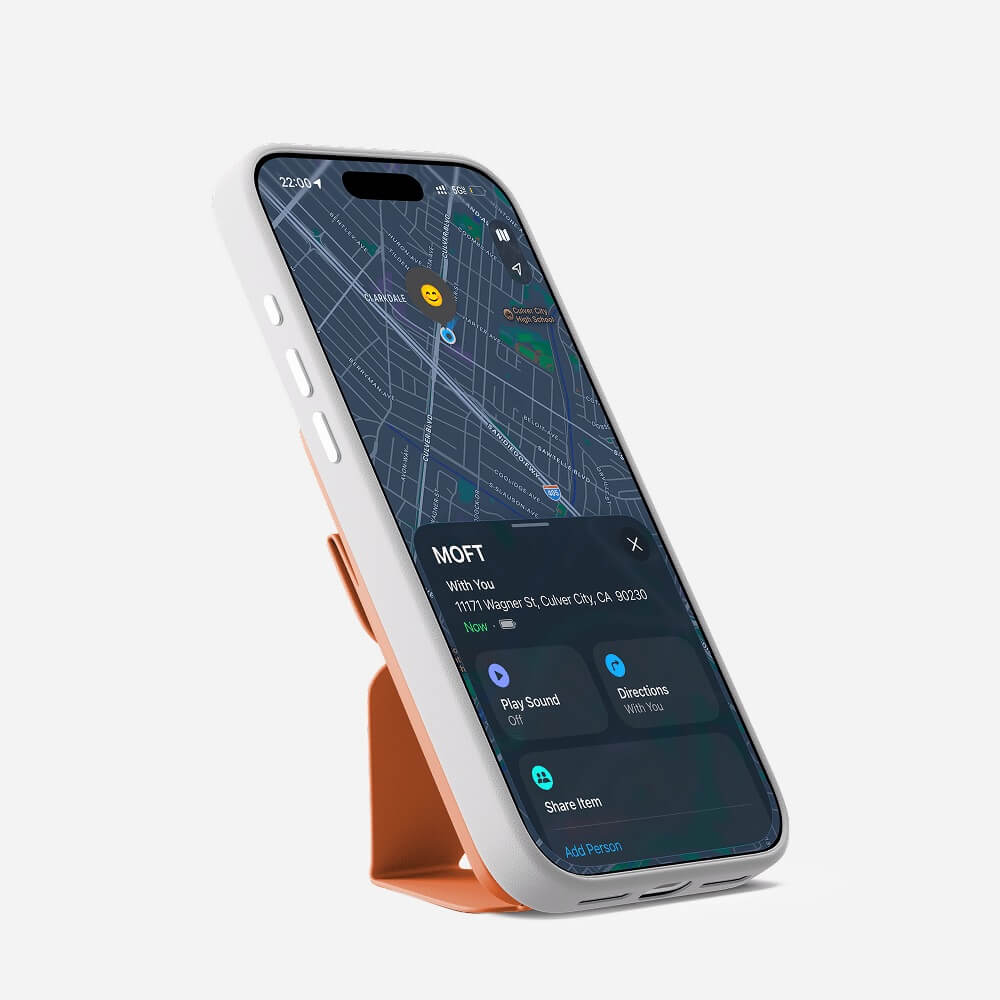 Moft Trackable Snap-on — магнітна підставка-гаманець з Apple Find My
