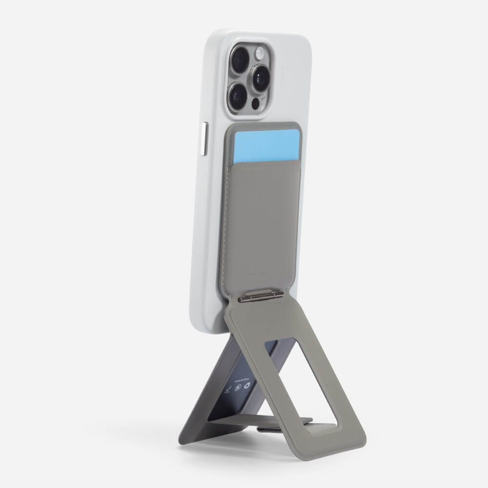 MOFT Tripod Wallet із телефоном і карткою у режимі штатива